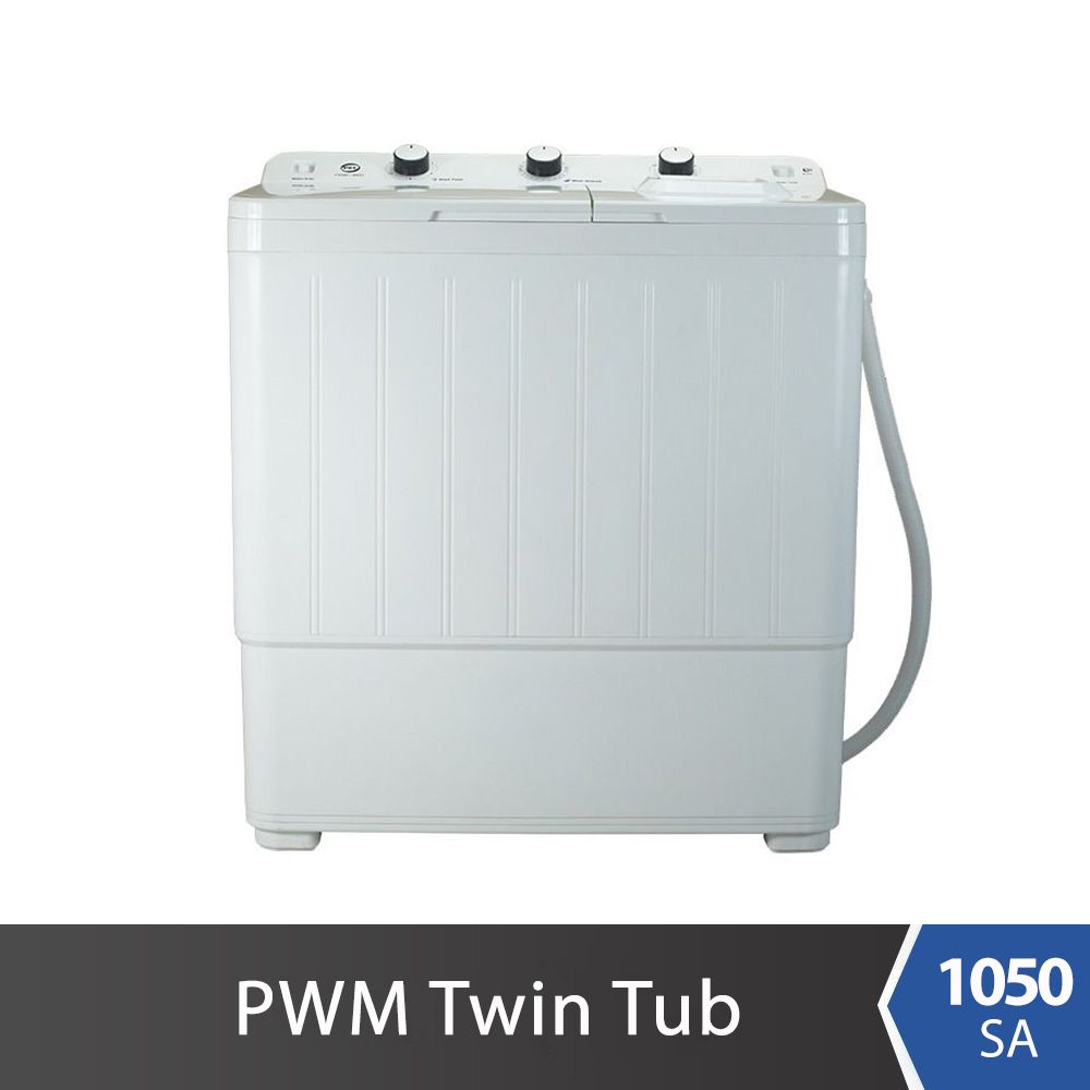 PEL Washing Machine Semi Auto 1050 Twin Tub - White
